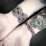 Ropes on wrists by tattooist MAIC
