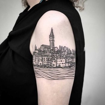 Rovinj tattoo by tattooist MAIC