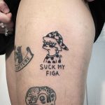 Suck my figa tattoo by @themagicrosa