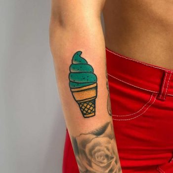 Teal ice cream by rocotatt