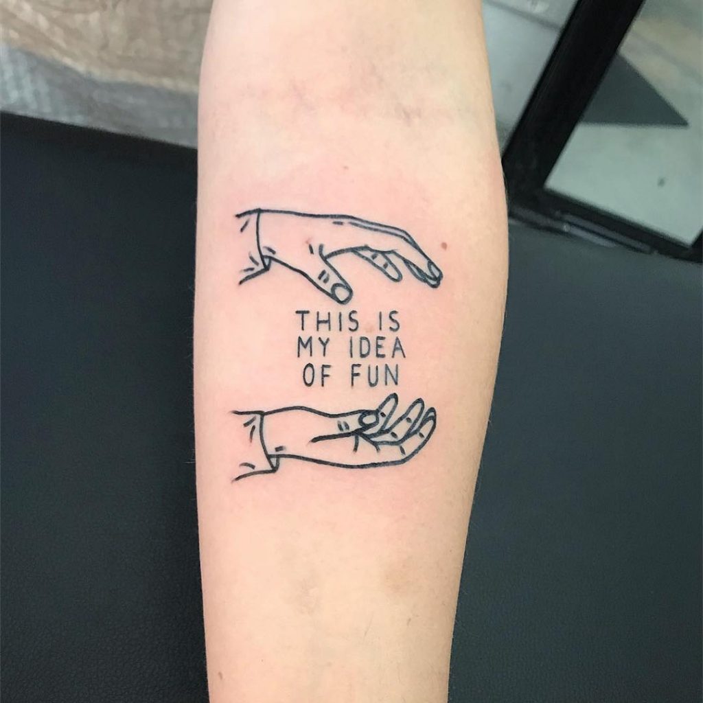 Custom Hand Poked Tattoo Tattoogrid Net