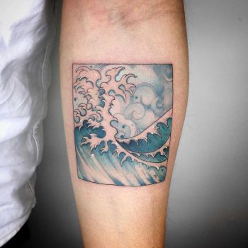 Tsunami wave by Choco Chiang