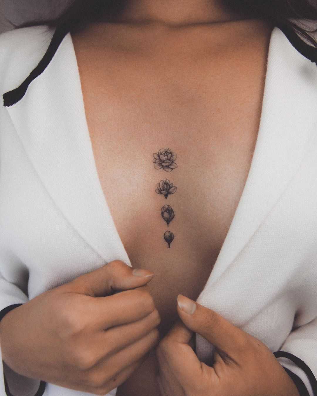 Blooming Sampaguita tattoo by @ghinkos