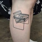 Breuer's Wassily Chair tattoo by @skrzyniarz_