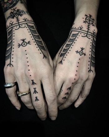 Freehand tattoos by @ryanjessiman