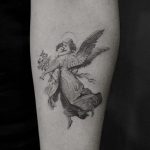 Guardian Angel by @coldgraytattoo