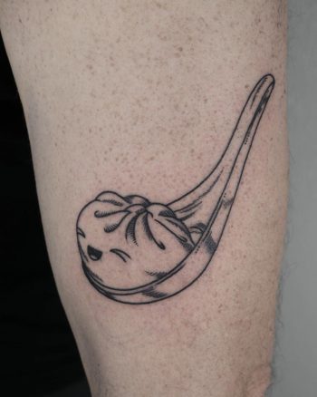 Lil dumpling tattoo by @patcrump