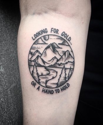 Looking for gold or a hand to hold by @patcrump