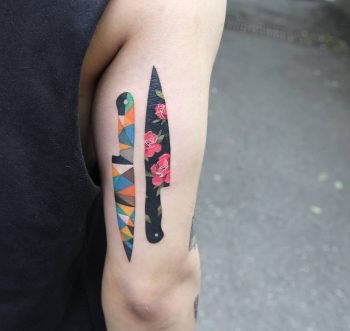 Polygon knife by @polyc_sj