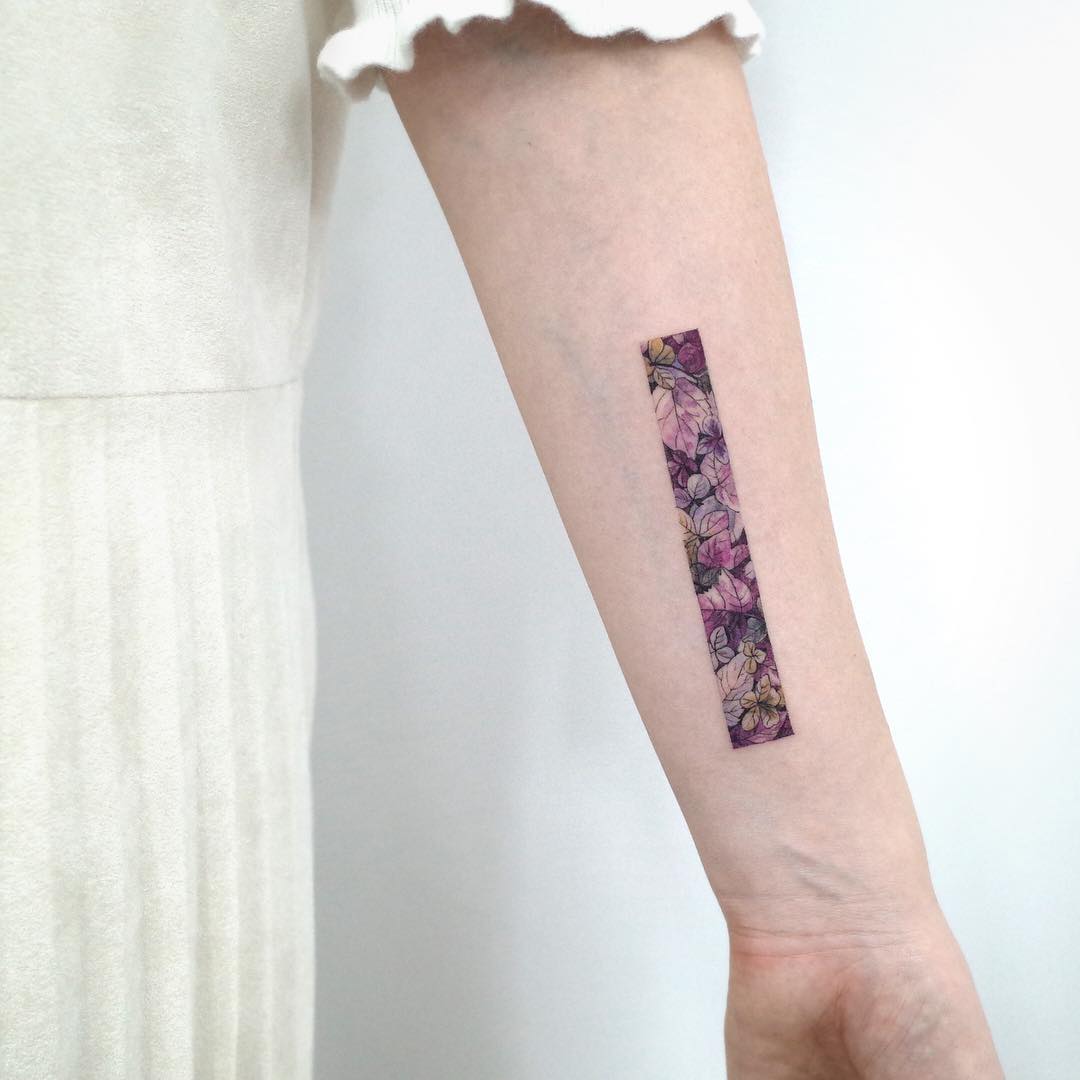 Purple autumn by @tattooist_sigak