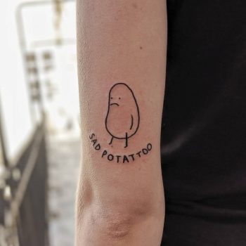 Sad potato by @kazisvet_