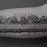 The Last Supper tattoo by @coldgraytattoo