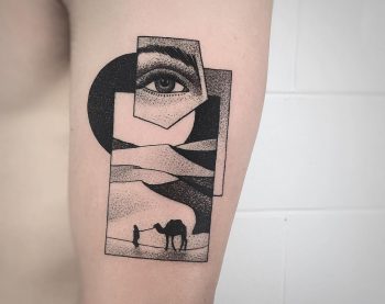 The Woman in the Dunes tattoo by @charley_gerardin