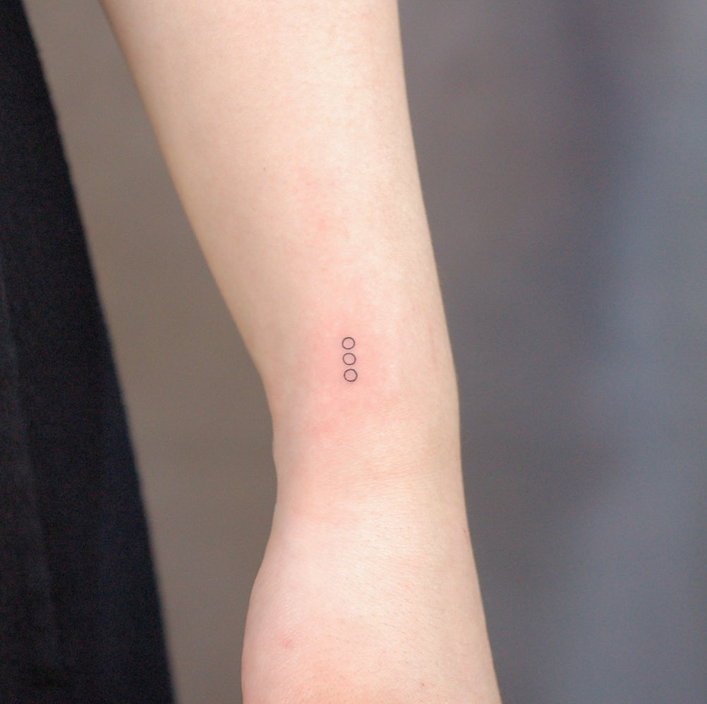 Three Dots By wittybutton tattoo Tattoogrid