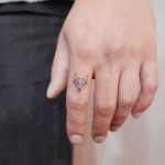Tiny fox by @wittybutton_tattoo