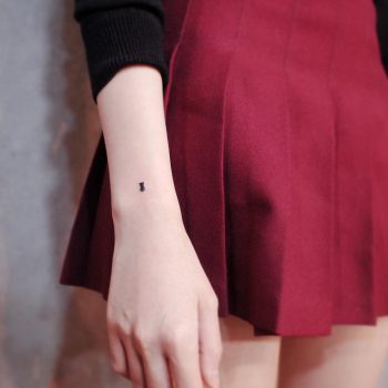 Tiny keyhole by @wittybutton_tattoo