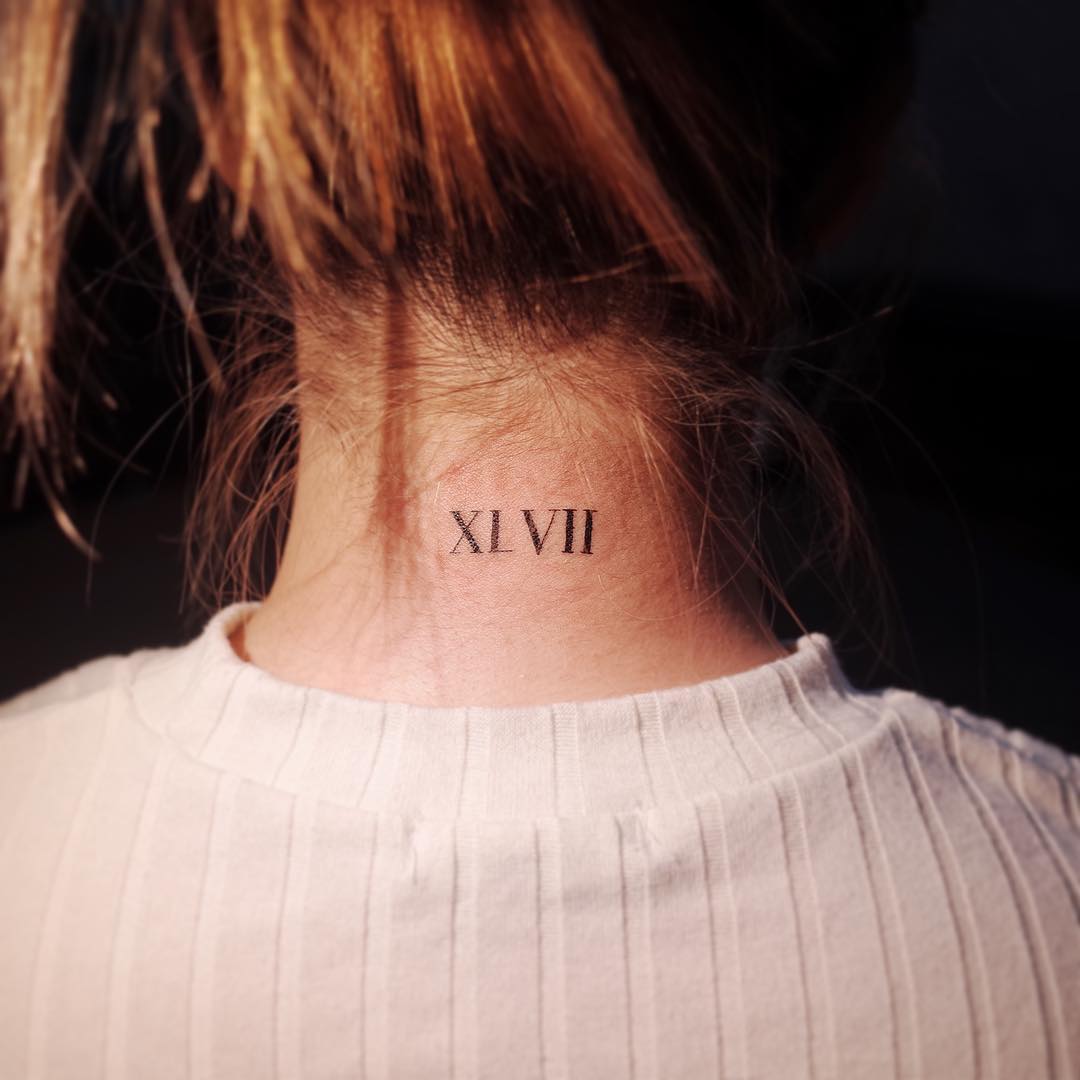 XLVII tattoo by @wittybutton_tattoo