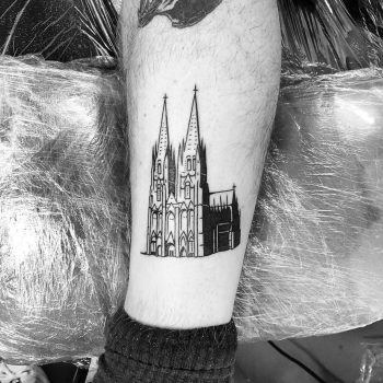 Another Cologne Cathedral by @alexbergertattoo