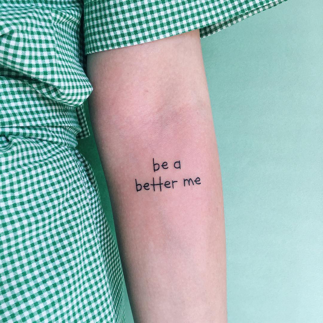 Be a better me by @takemymuse