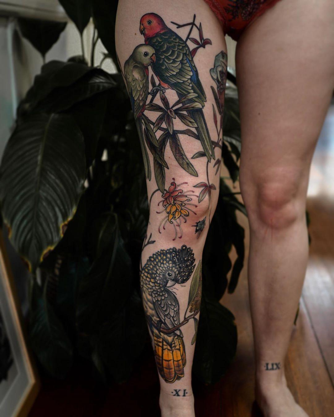 Bird thigh by @sophiabaughan