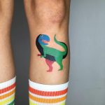Colorful dino by @alexey_feism