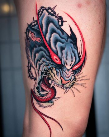 Devil tiger by @jin_qchoi