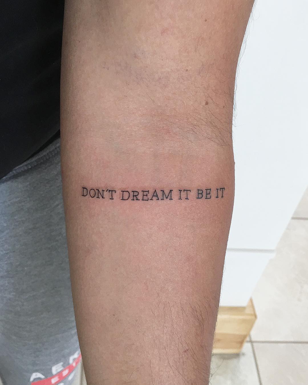 Don’t dream it be it tattoo by @soychapa