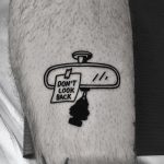 Don't look back tattoo by @nancydestroyer