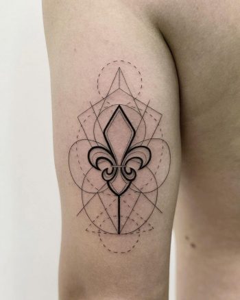 Fleur-de-lis geometry by @soychapa