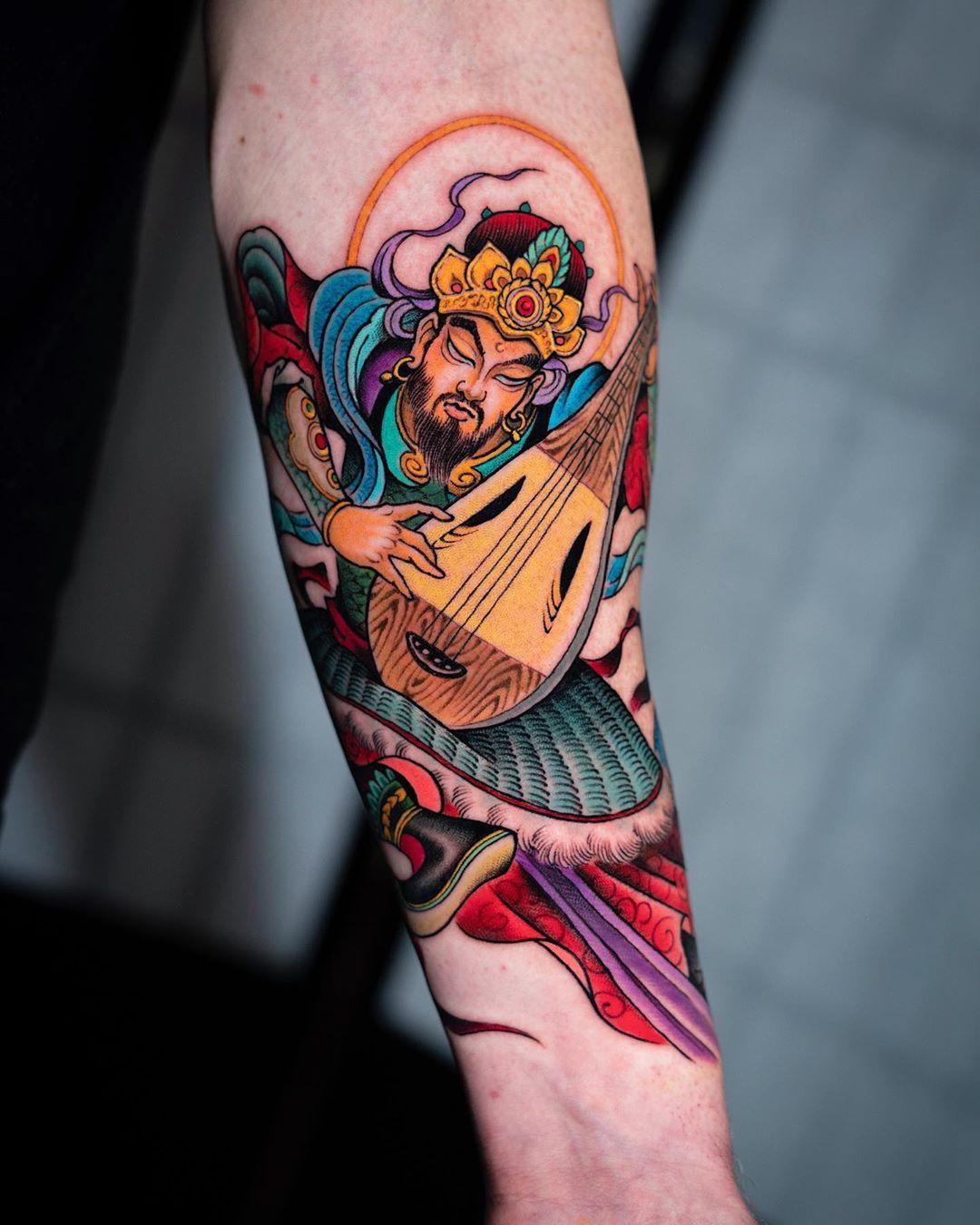 Guardians of eastin tattoo by @jin_qchoi