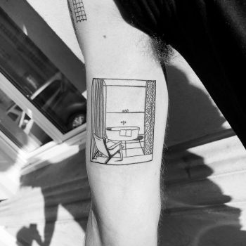 Interior tattoo by @alexbergertattoo
