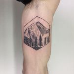 Mont Blanc 4808 tattoo by @sztuka_wojny