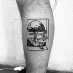 Nuclear explosion tattoo by @alexbergertattoo