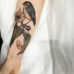 Pardalote tattoo by @sophiabaughan