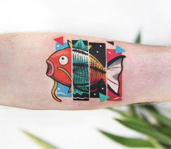 Pokemon Magikarp tattoo by @polyc_sj