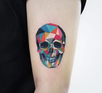 Polygonal skull by @polyc_sj