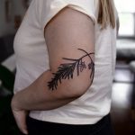 Rosemary sprigs tattoo by @sophiabaughan