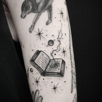 Spellbook by @thomasetattoos