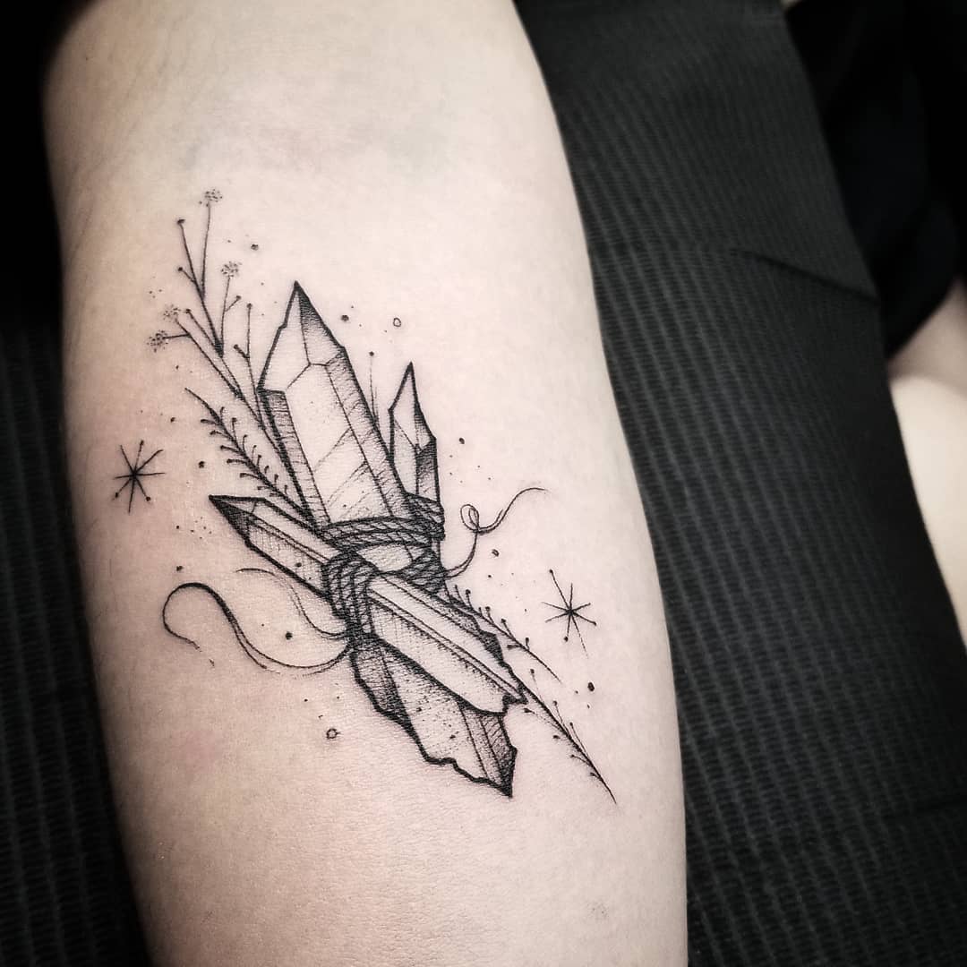 Tattoo for a witch by @thomasetattoos