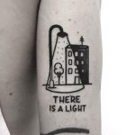 There is a light by @nancydestroyer