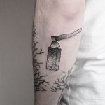 Ax and log tattoo by @mateutsa
