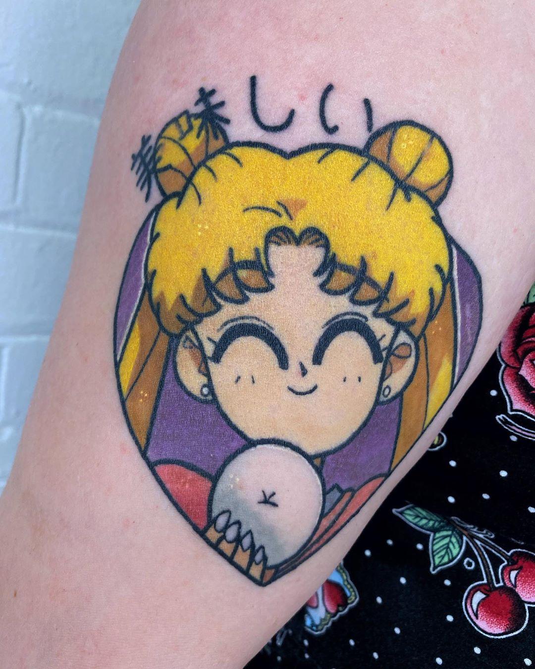 Cute Sailor Moon piece by @stickypop