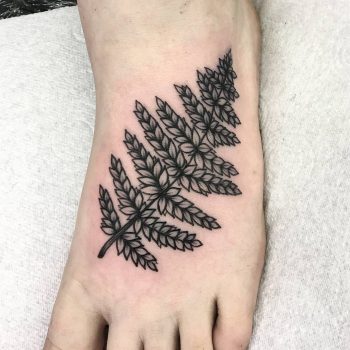 Fern leaf by @rebecca_vincent_tattoo