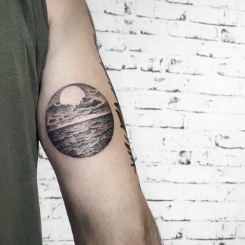 Seascape by @isaarttattoo