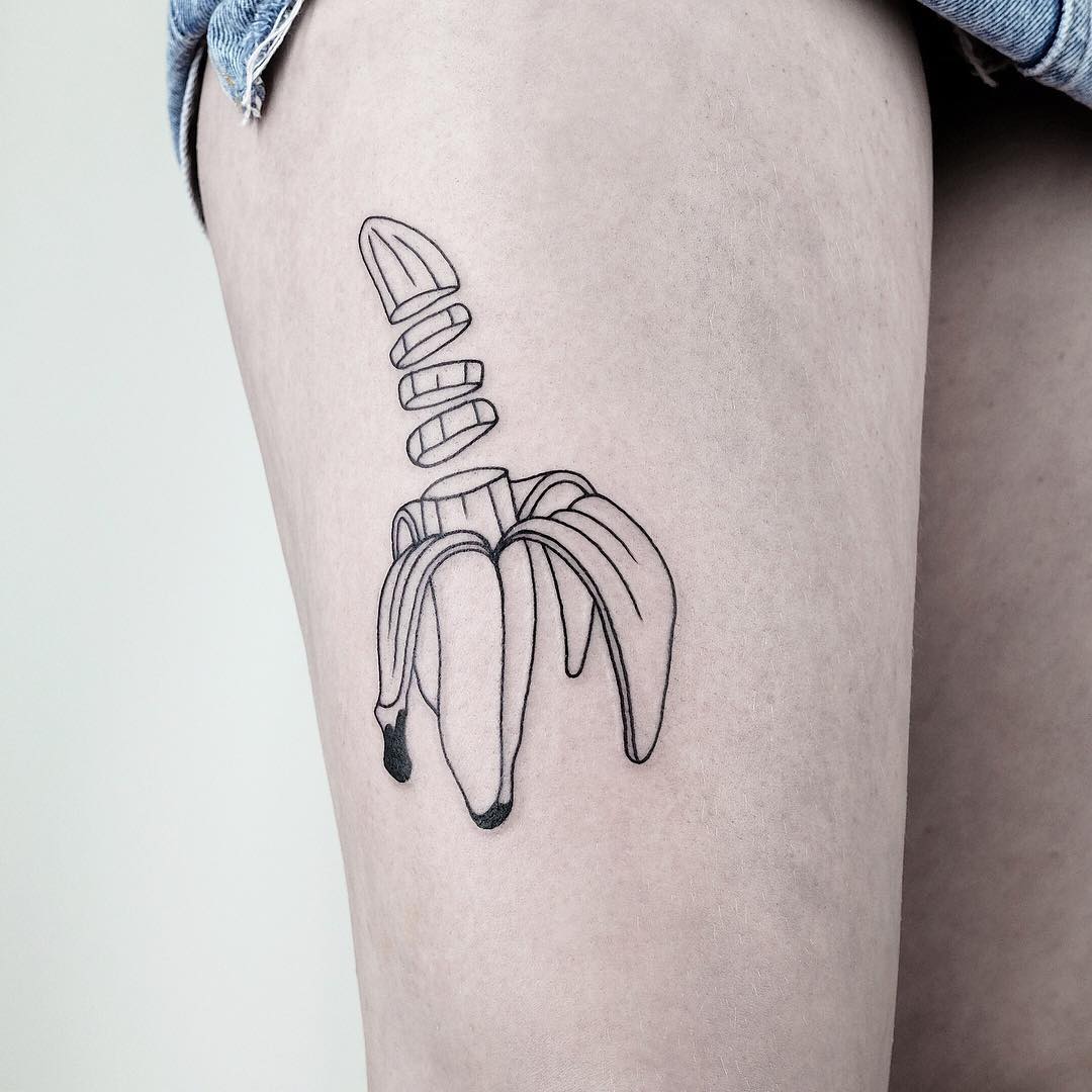 Sliced banana by @mateutsa