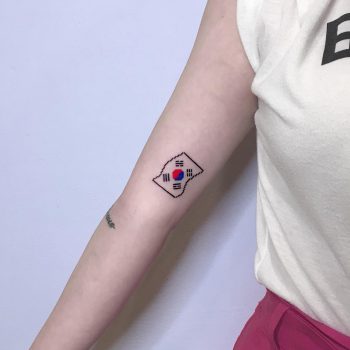 Korean flag by @88world.co.kr