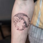 Ponyo Sosuke Suki tattoo by @mylittleblueforest