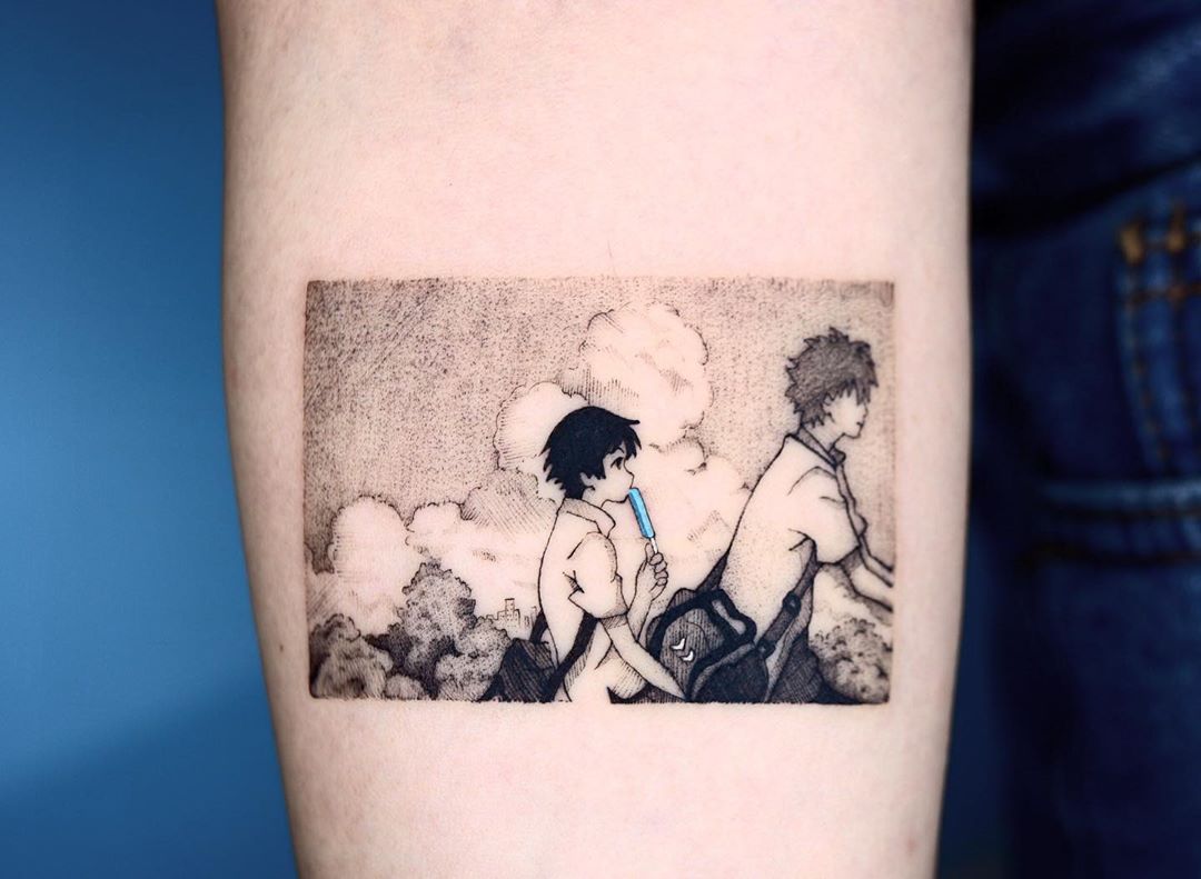 The Girl Who Leapt Through Time tattoo by @sai_rgb