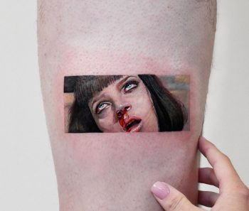 Pulp Fiction overdose scene tattoo by Edit Paints Tattoo