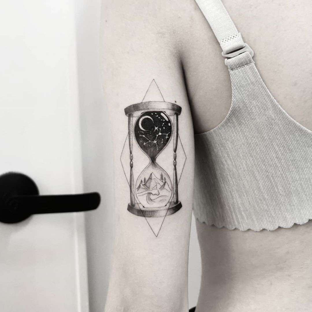 Time by tattooist Ian Wong